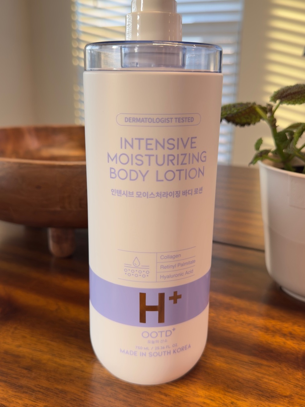 #OOTD+ Intensive Moisturizing Body Lotion K-Beauty 750mL